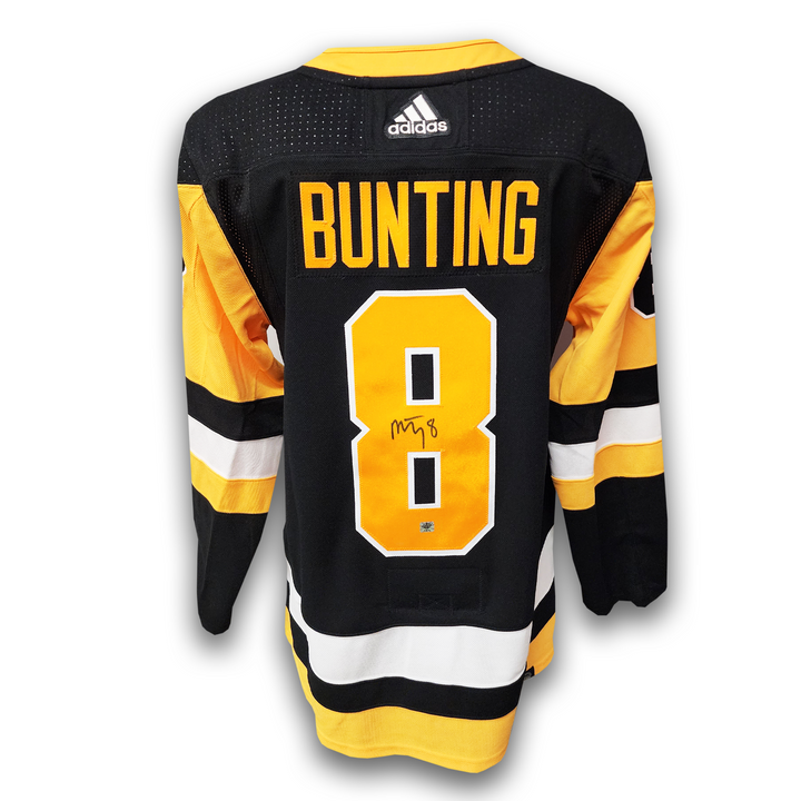 Michael Bunting Autographed Pittsburgh Penguins Home Adidas Jersey