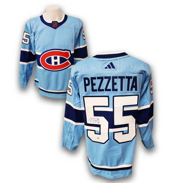Michael Pezzetta Autographed Montreal Canadiens Reverse Retro 2.0 Adidas Jersey