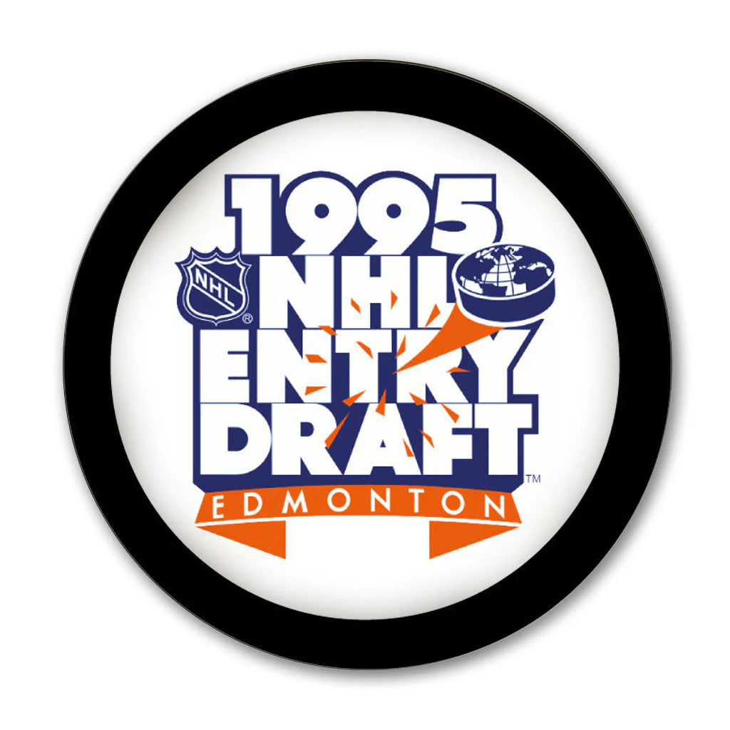 Pre-Order - Miikka Kiprusoff Autographed 1995 NHL Draft Hockey Puck