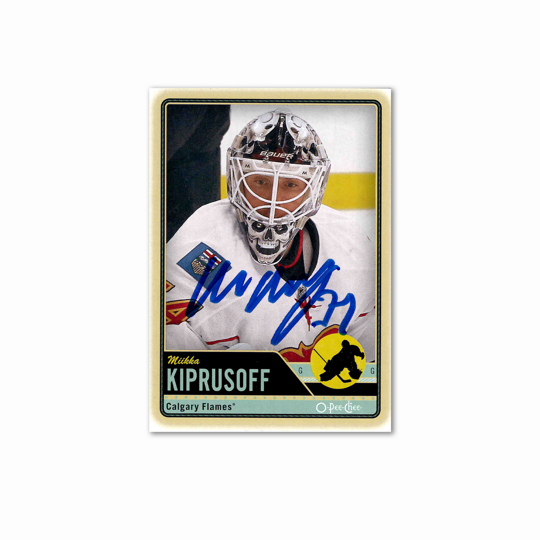 Miikka Kiprusoff Autographed Calgary Flames OPC 