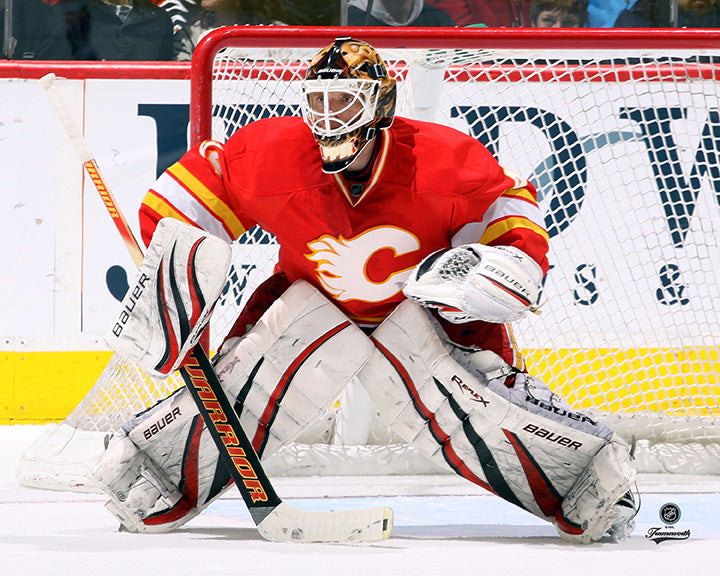 Pre-Order - Miikka Kiprusoff Autographed Calgary Flames Alternate 8x10 Photo