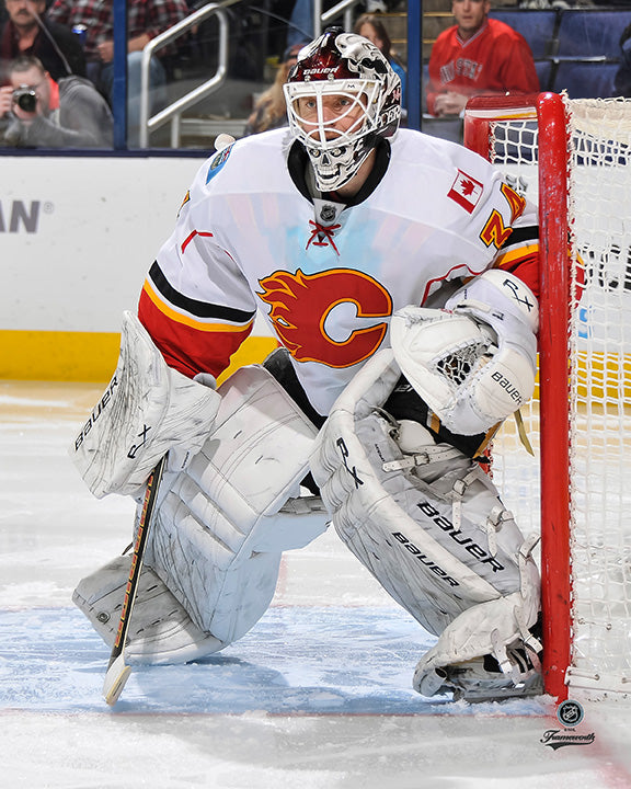 Pre-Order - Miikka Kiprusoff Autographed Calgary Flames Away 8x10 Photo