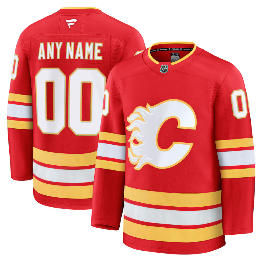 Pre-Order - Miikka Kiprusoff Autographed Calgary Flames Home Fanatics Premium Jersey