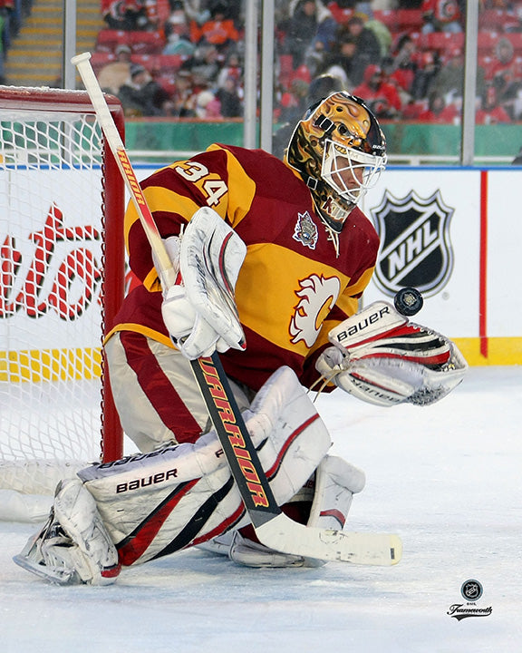 Pre-Order - Miikka Kiprusoff Autographed Calgary Flames Winter Classic 8x10 Photo