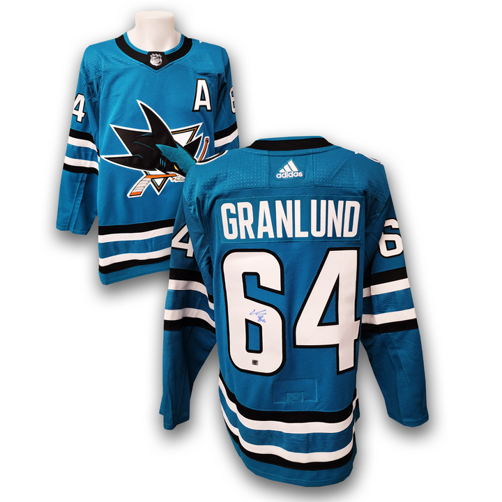 Mikael Granlund Autographed San Jose Sharks Adidas Jersey