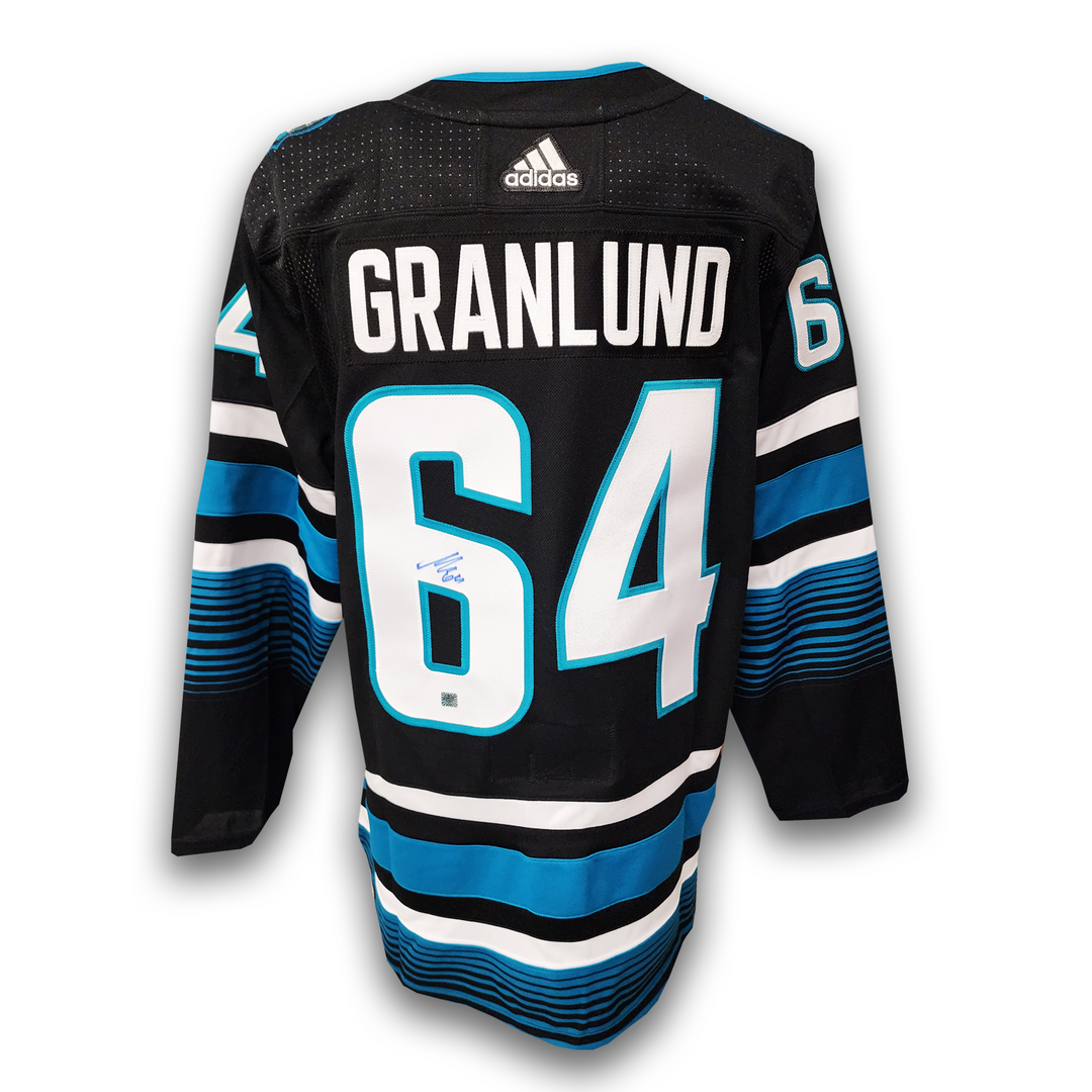 Mikael Granlund Autographed San Jose Sharks Alternate Adidas Jersey