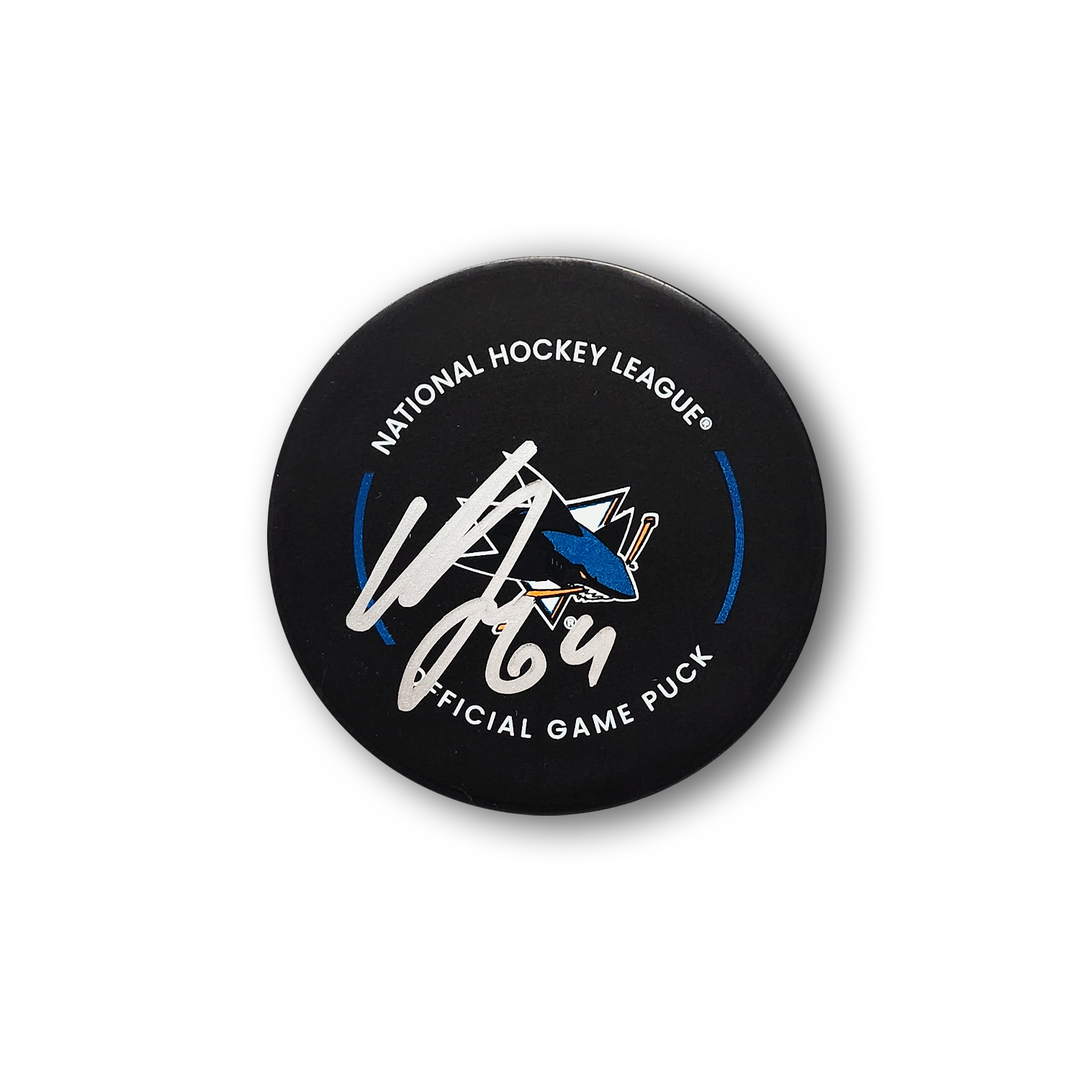 Mikael Granlund Autographed San Jose Sharks Official Hockey Puck