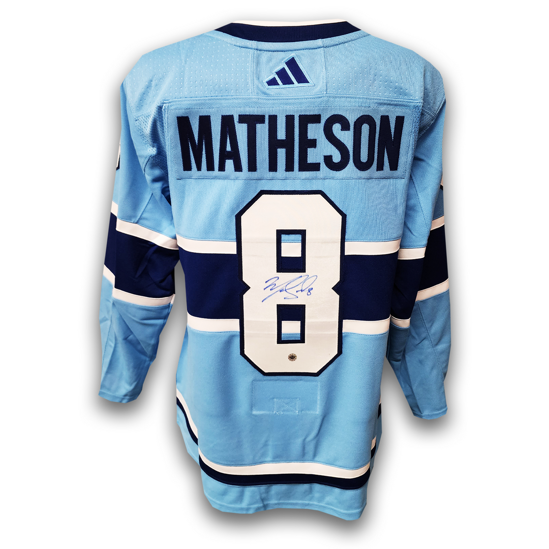 Mike Matheson Autographed Montreal Canadiens Reverse Retro 2.0 Adidas Jersey