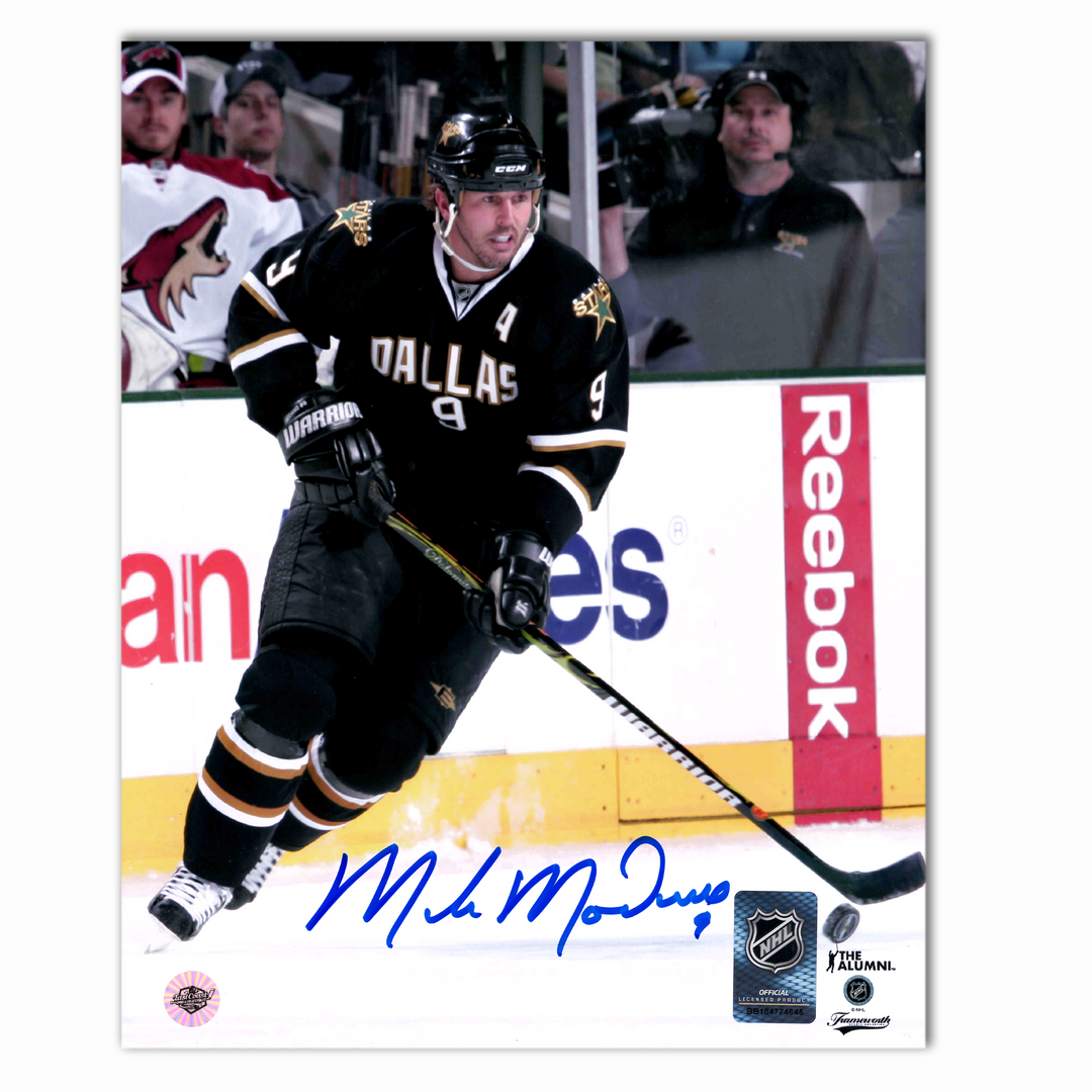 Mike Modano Autographed Dallas Stars 8x10 Photo