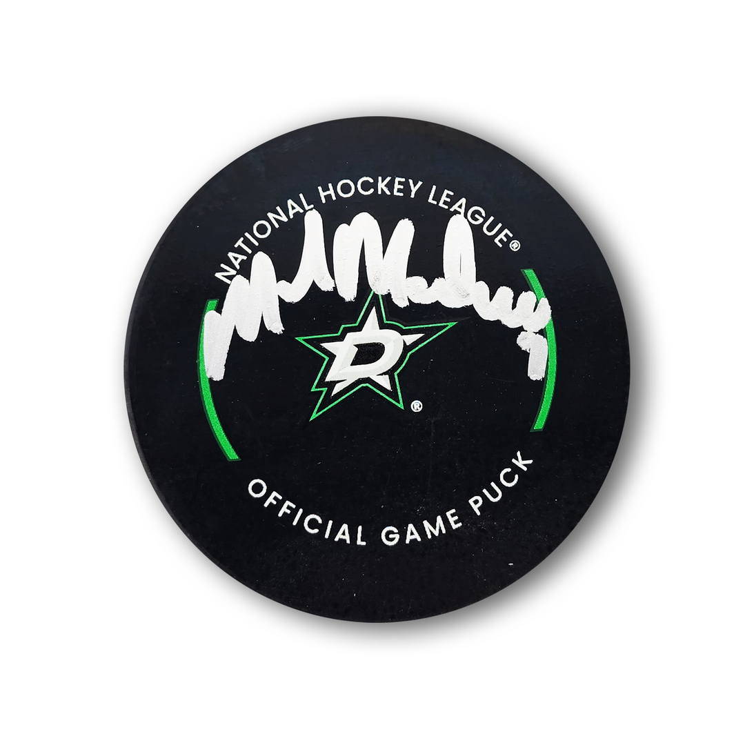 Mike Modano Autographed Dallas Stars Official Hockey Puck