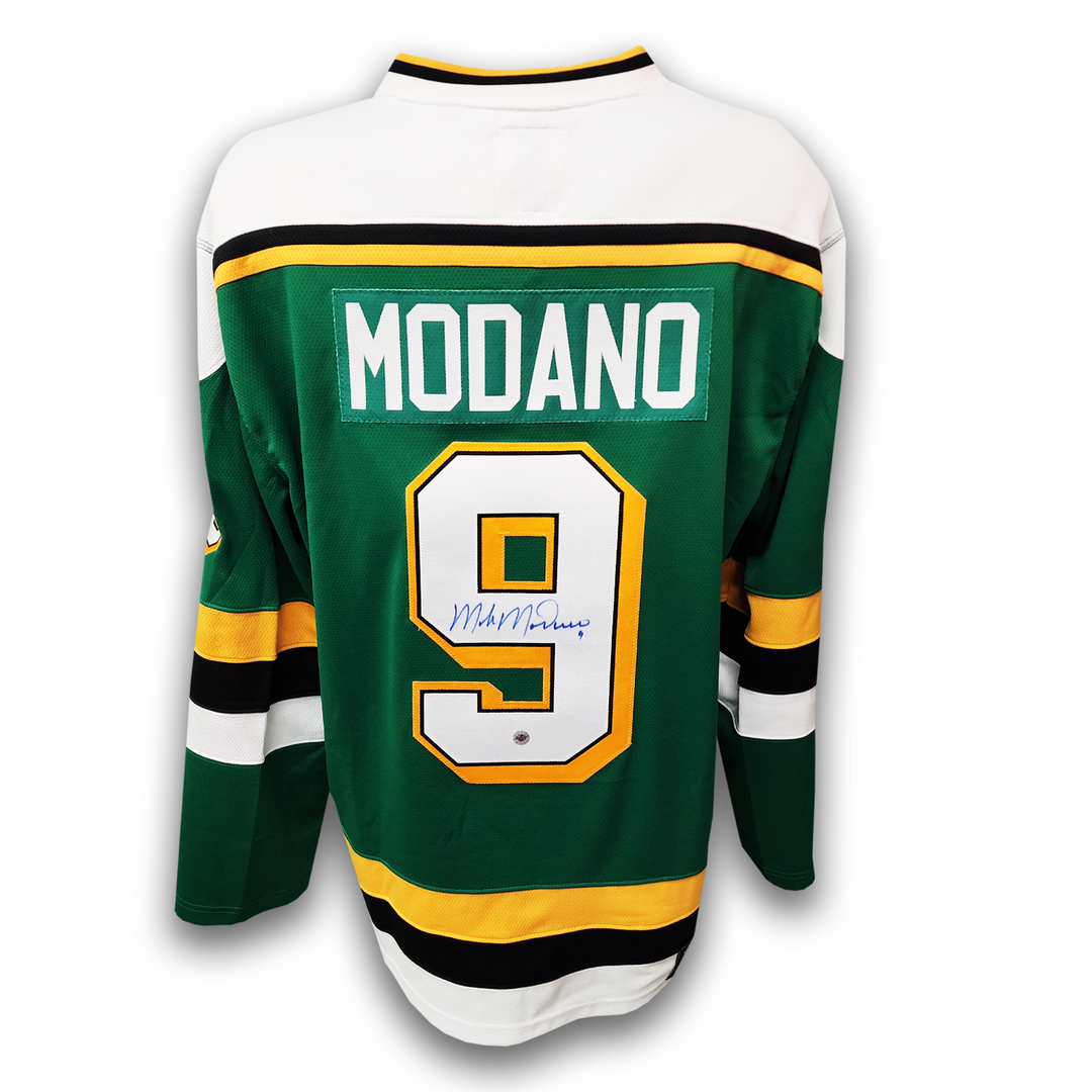 Mike Modano Autographed Minnesota North Stars Fanatics Vintage Jersey