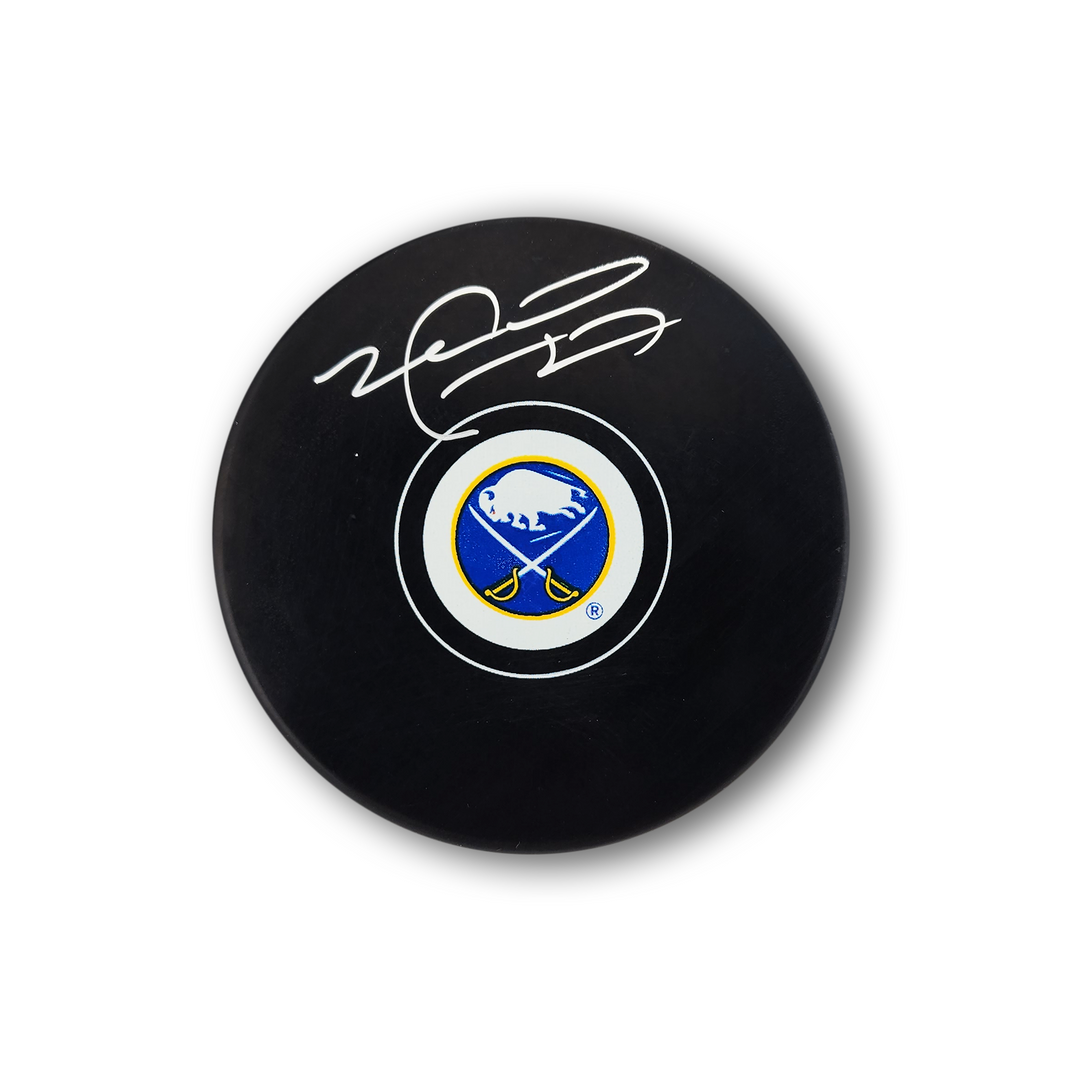 Mike Peca Autographed Buffalo Sabres Hockey Puck