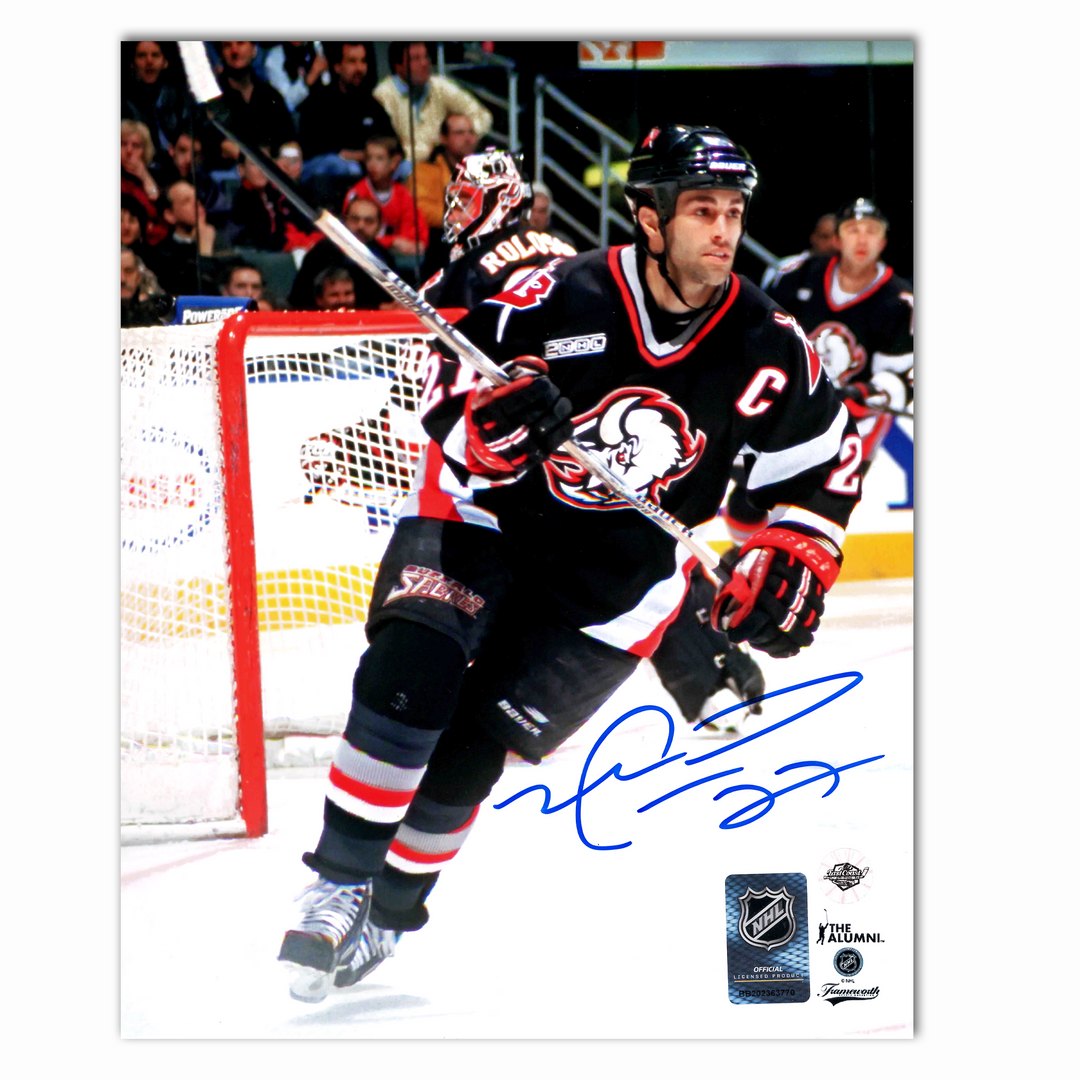 Mike Peca Autographed Buffalo Sabres Home 8x10 Photo