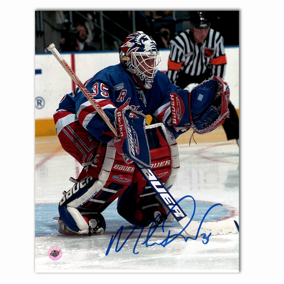 Mike Richter Autographed New York Rangers Home 8x10 Photo