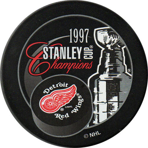 Pre-Order - Mike Vernon - Autographed Detroit Red Wings 1997 Stanley Cup Hockey Puck