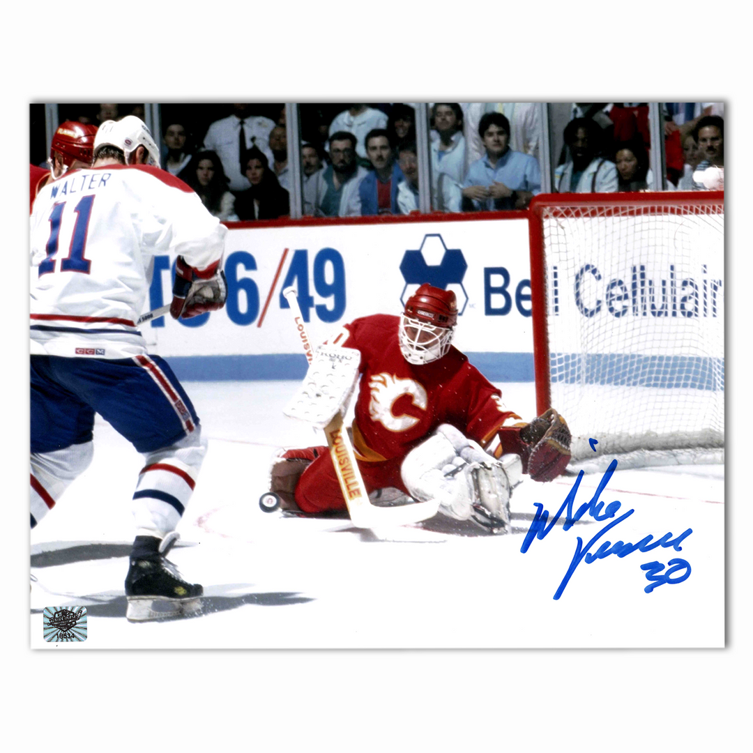 Mike Vernon Autographed Calgary Flames 8x10 Horizontal Photo