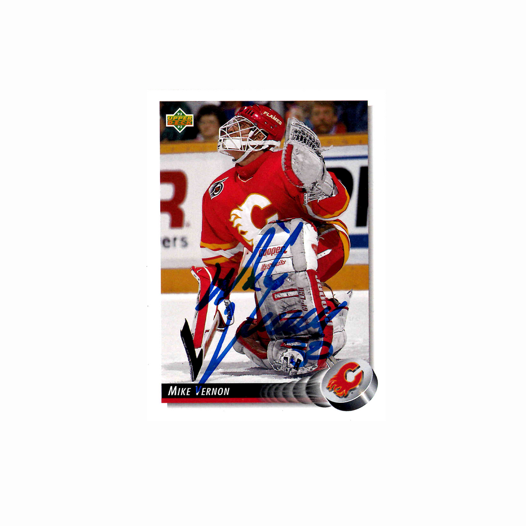 Mike Vernon Autographed Calgary Flames UDA 