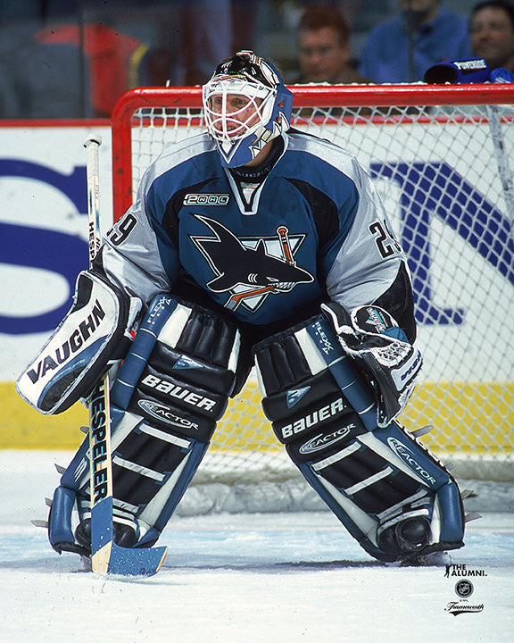 Pre-Order - Mike Vernon Autographed San Jose Sharks Home 8x10 Photo