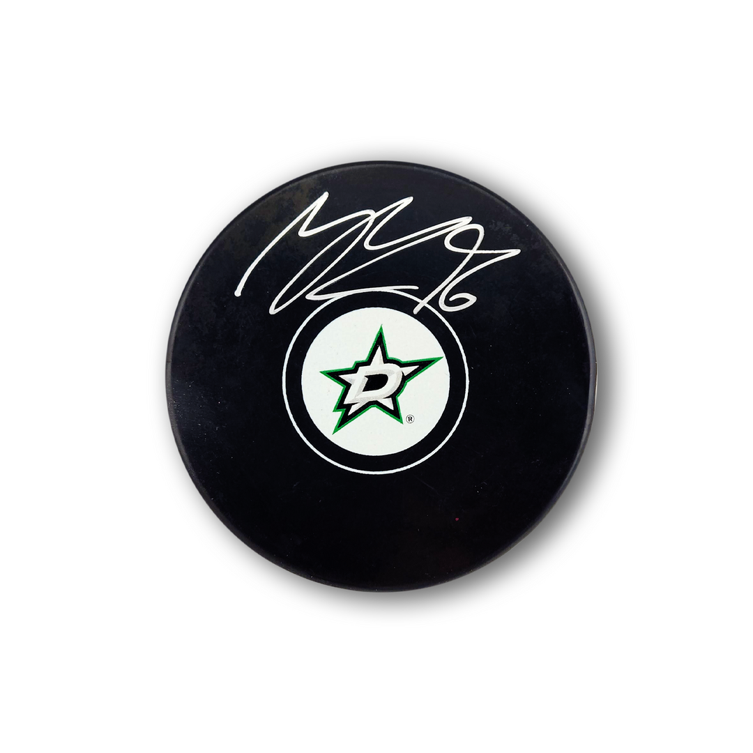 Mikko Rantanen Autographed Dallas Stars Hockey Puck