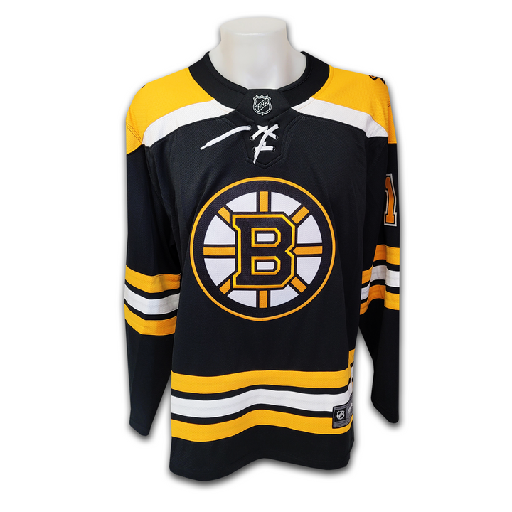 Milan Lucic Autographed Boston Bruins Black Fanatics Jersey Inscribed 2011 Stanley Cup Champions