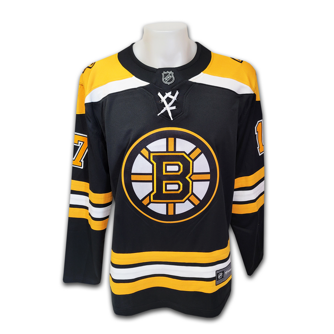 Milan Lucic Autographed Boston Bruins Black Fanatics Jersey Inscribed NHL Debut
