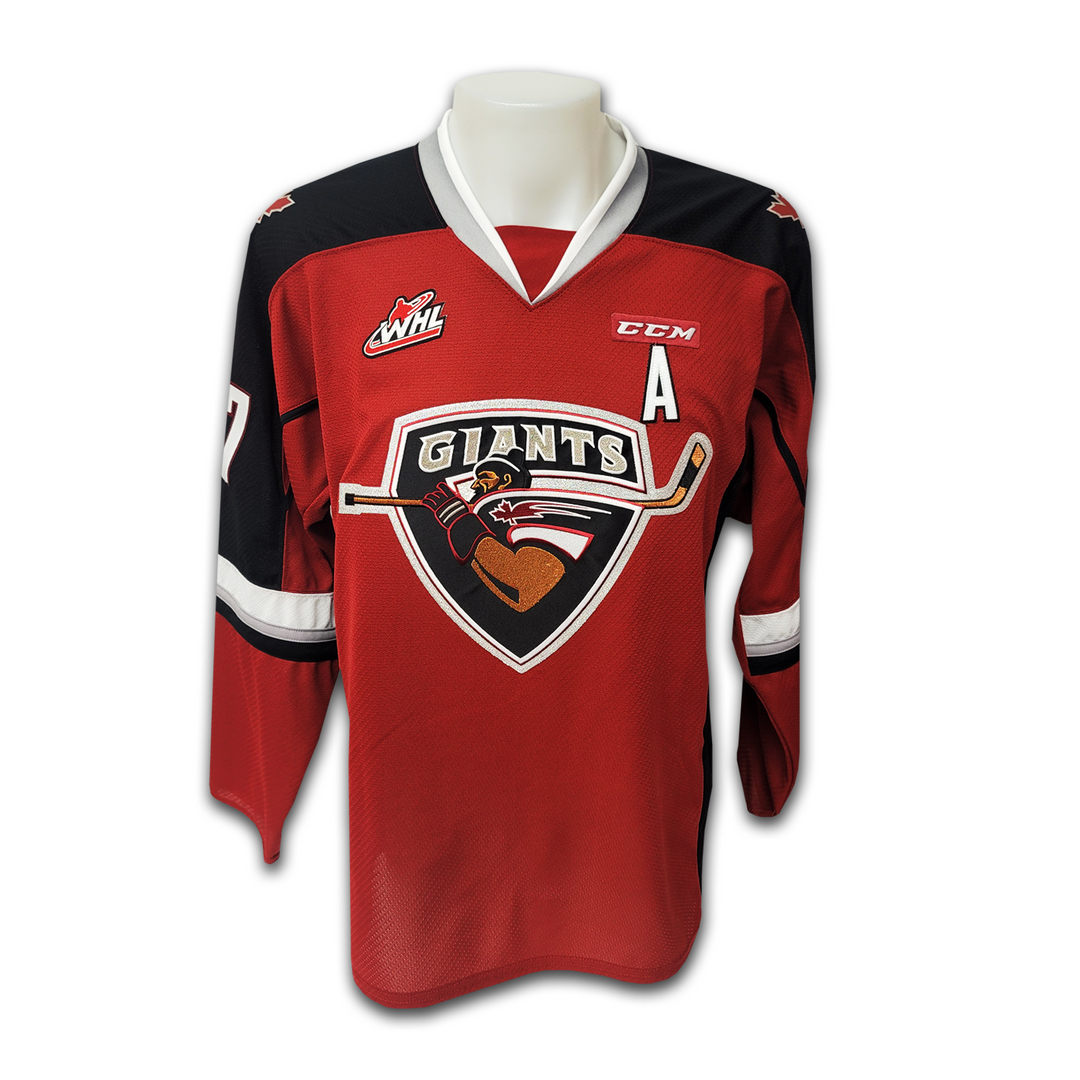 Milan Lucic Autographed Vancouver Giants Red CCM Jersey