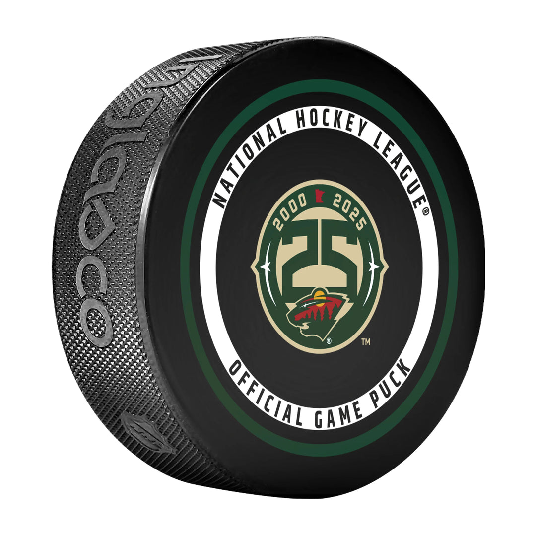 Pre-Order - Matt Boldy - Autographed Minnesota Wild Official Hockey Puck
