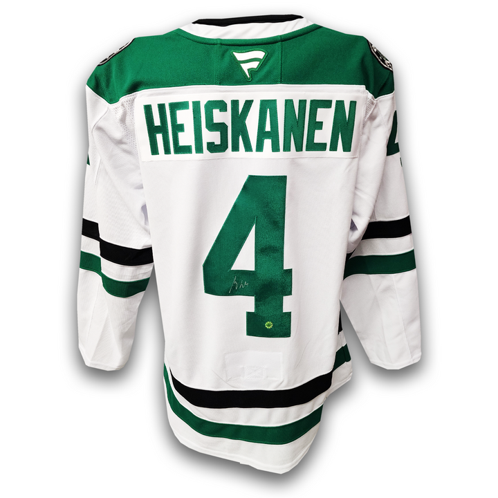 Miro Heiskanen Autographed Dallas Stars Away Fanatics Premium Jersey