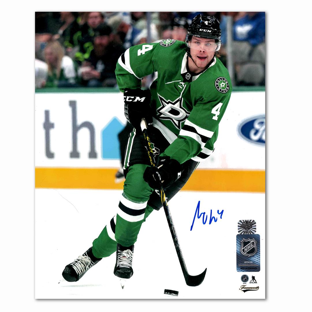 Miro Heiskanen Autographed Dallas Stars Home 8x10 Photo