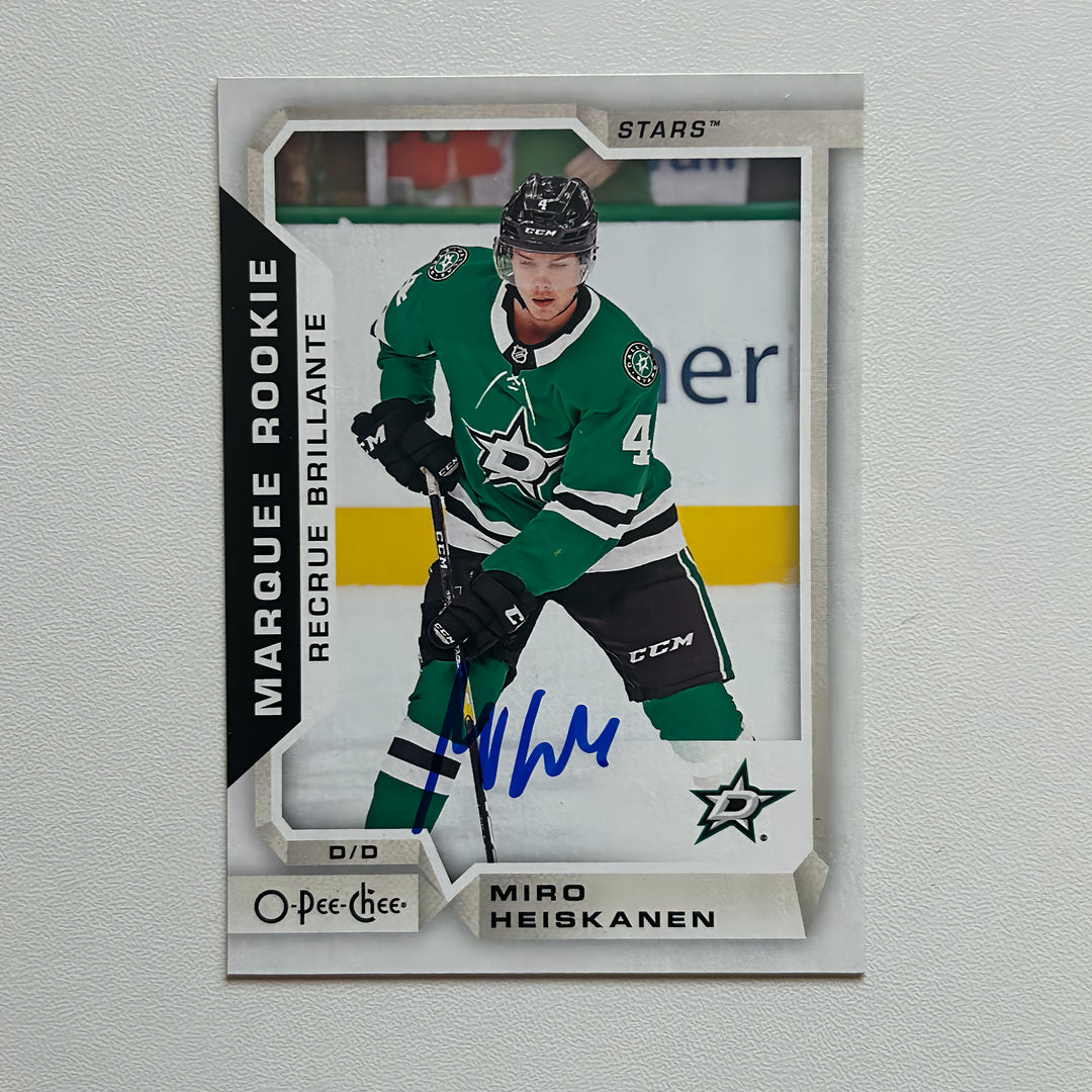 2018-19 OPC Marquee #628 MIRO HEISKANEN Rookie Card