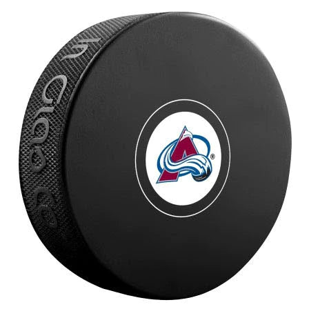 Pre-Order - Justin Barron Autographed Colorado Avalanche Hockey Puck