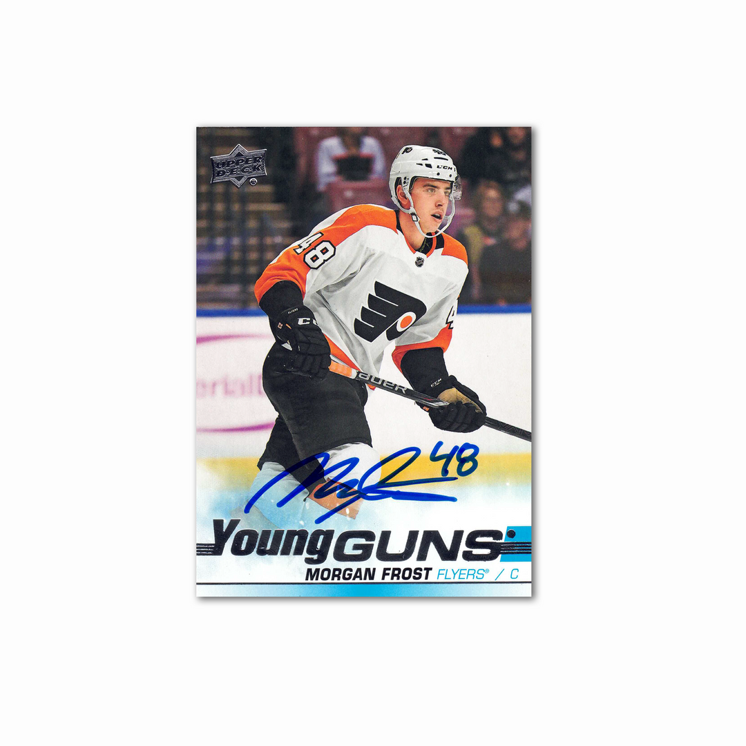 2019-20 UD Young Guns #469 MORGAN FROST Autographed Rookie Card