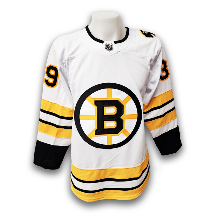 Morgan Geekie Autographed Boston Bruins Away Fanatics Premium Jersey