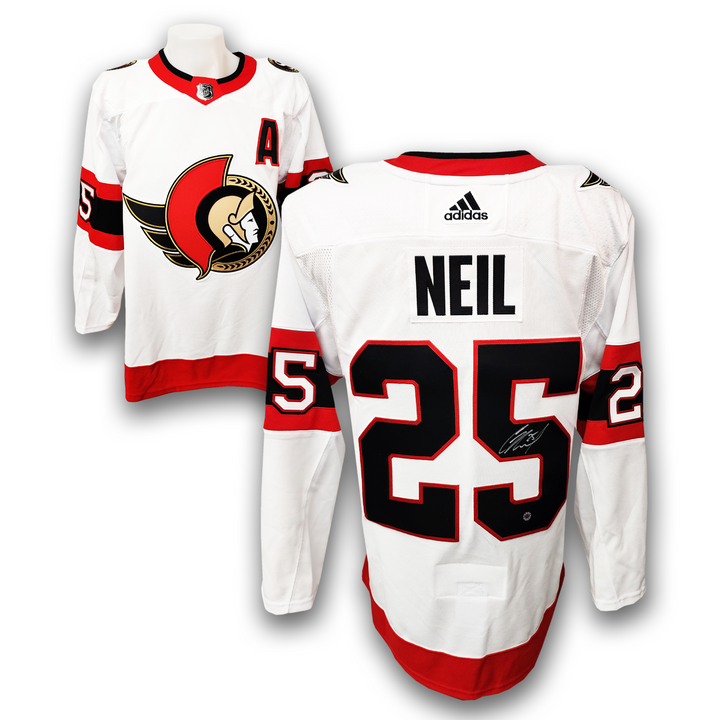 Chris Neil Autographed Ottawa Senators Away Adidas Jersey
