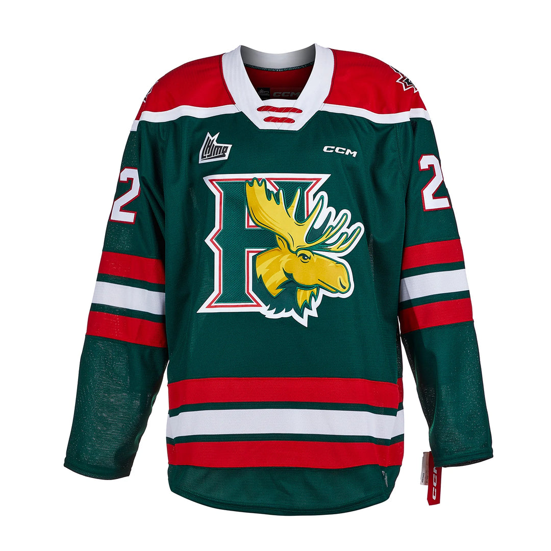 Nathan MacKinnon Signed Halifax Mooseheads CHL CCM Jersey