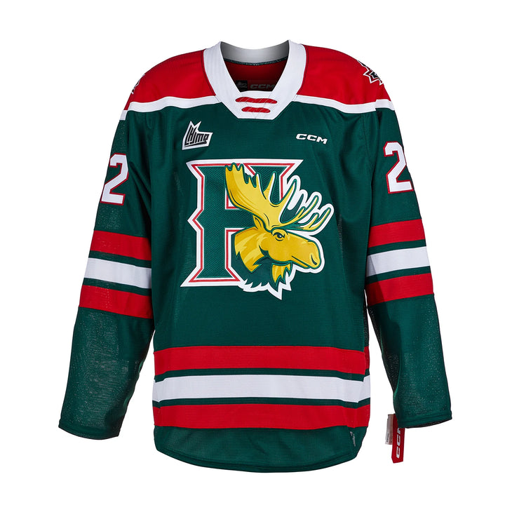 Nathan MacKinnon Signed Halifax Mooseheads CHL CCM Jersey