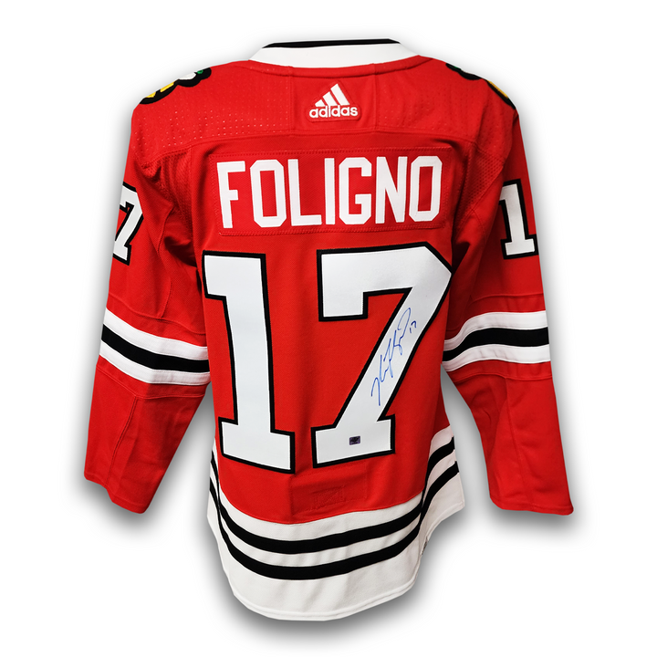 Nick Foligno Autographed Chicago Black Hawks Home Adidas Jersey