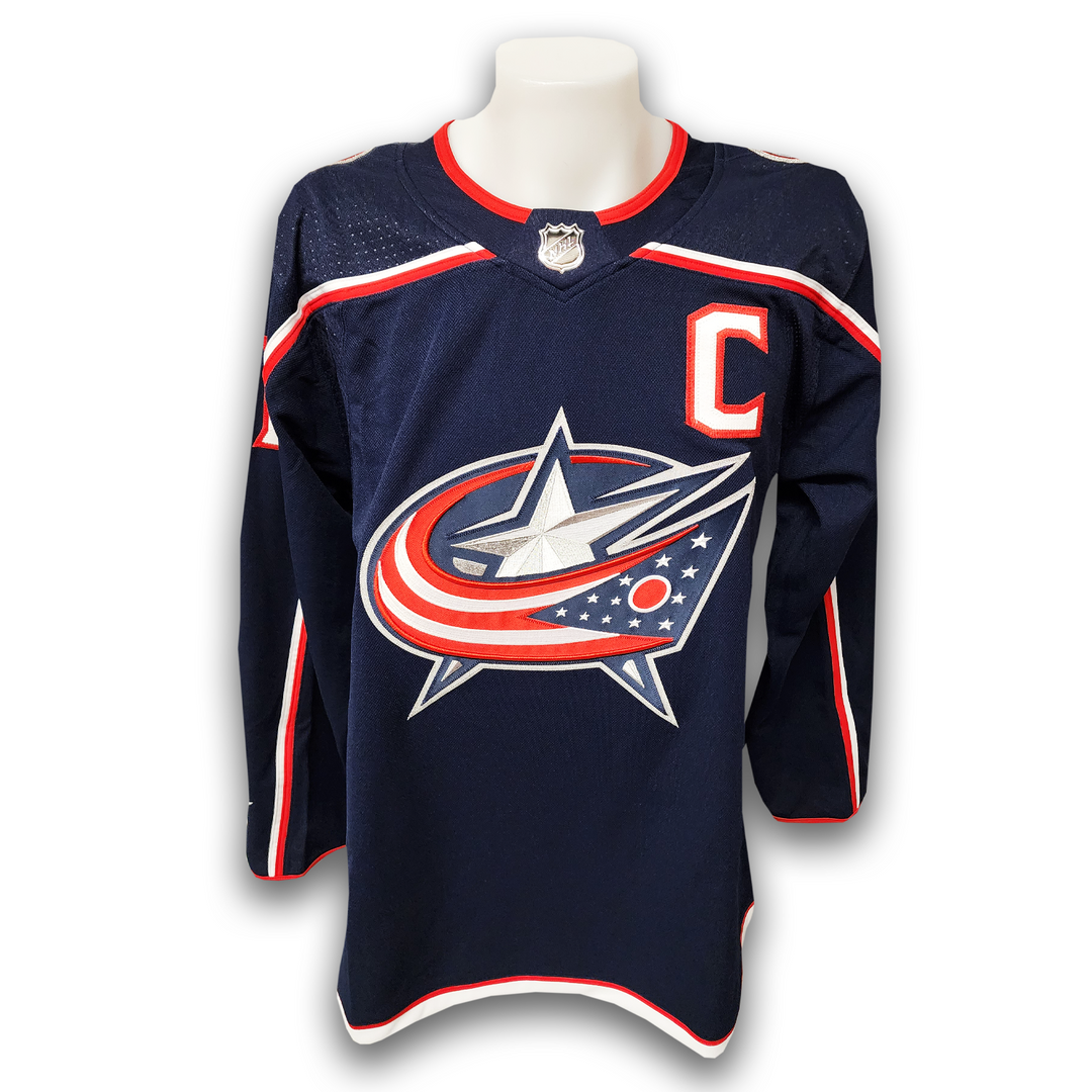 Nick Foligno Autographed Columbus Blue Jackets Home Adidas Jersey
