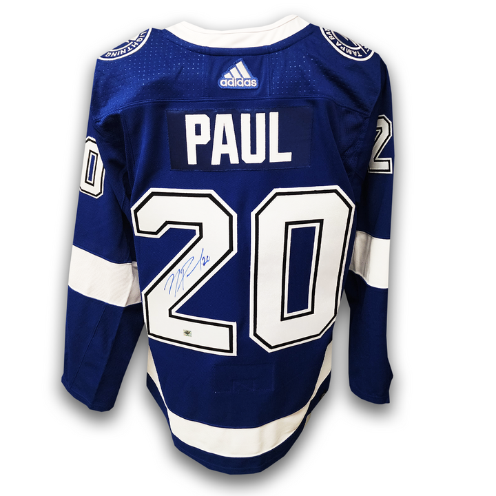 Nick Paul Autographed Tampa Bay Lightning Home Adidas Jersey