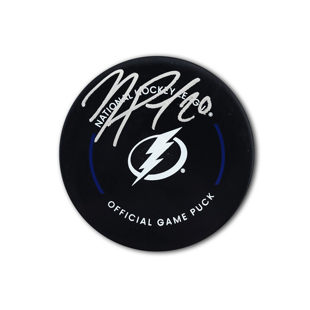 Nick Paul Autographed Tampa Bay Lightning Official Hockey Puck