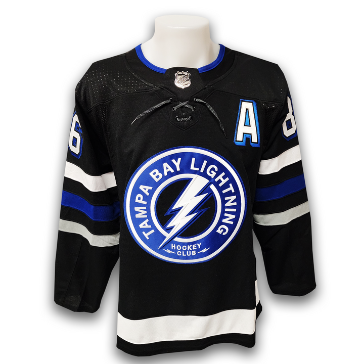 Nikita Kucherov Autographed Tampa Bay Lightning Alternate Adidas Jersey