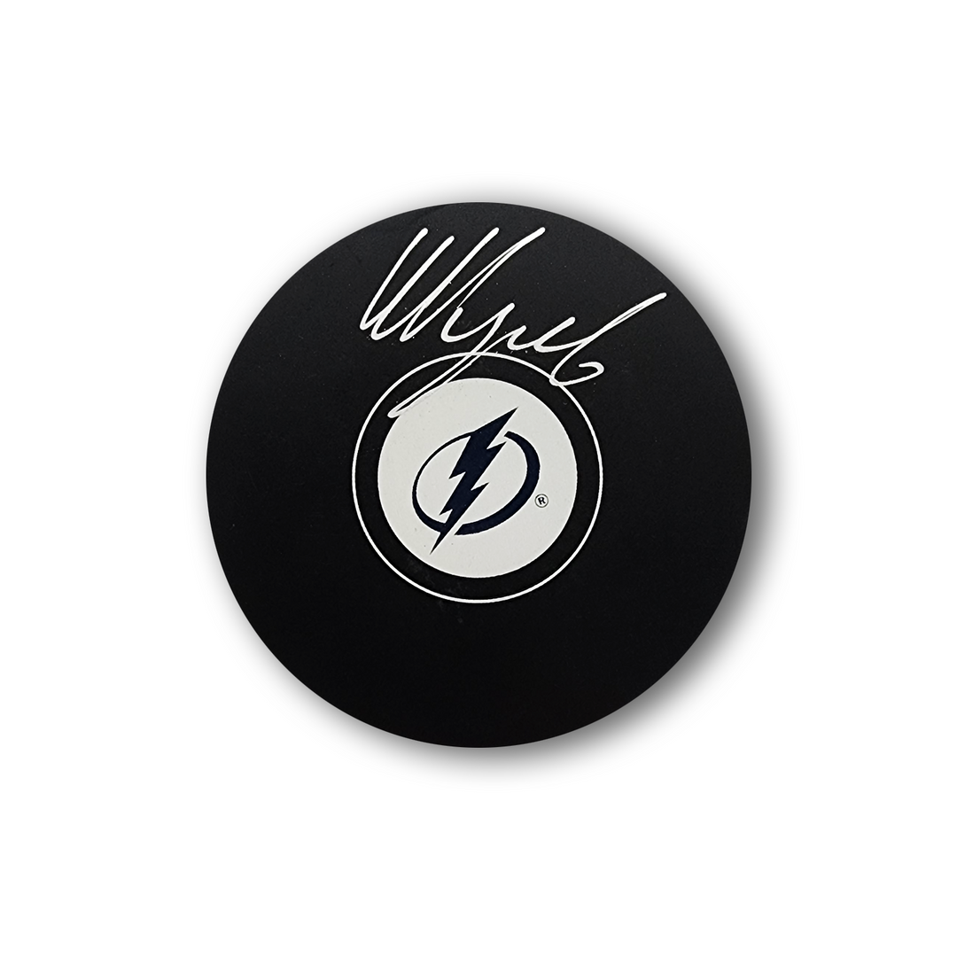 Nikita Kucherov Autographed Tampa Bay Lightning Hockey Puck