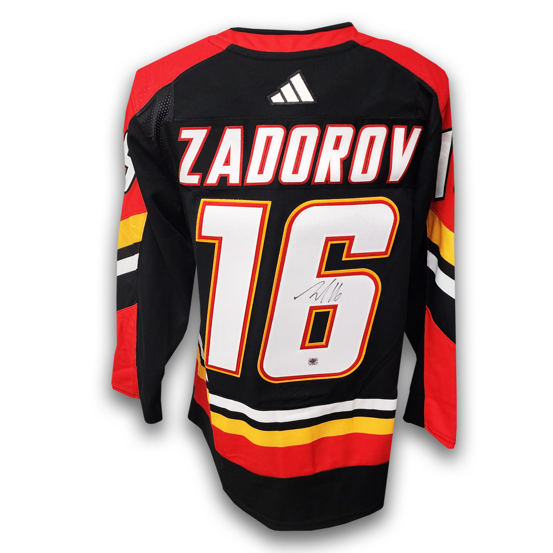 Nikita Zadorov Autographed Calgary Flames Reverse Retro 2.0 Adidas Jersey