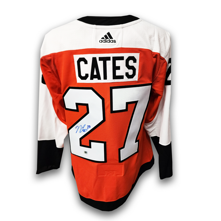 Noah Cates Autographed Philadelphia Flyers Home Adidas Jersey