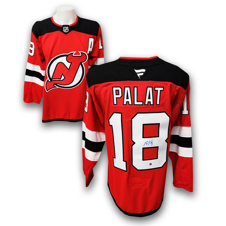 Ondrej Palat Autographed New Jersey Devils Home Fanatics Premium Jersey
