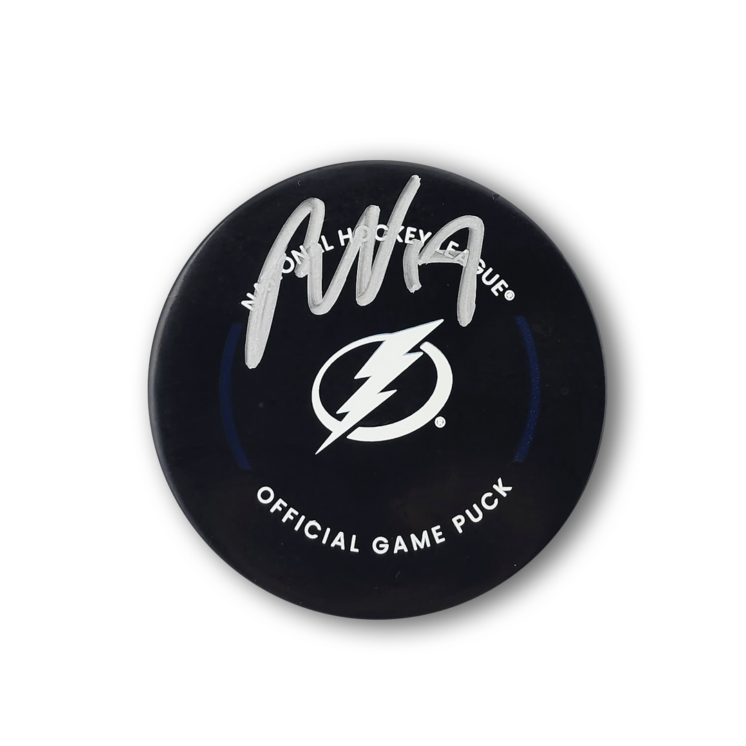 Ondrej Palat Autographed Tampa Bay Lightning Official Hockey Puck