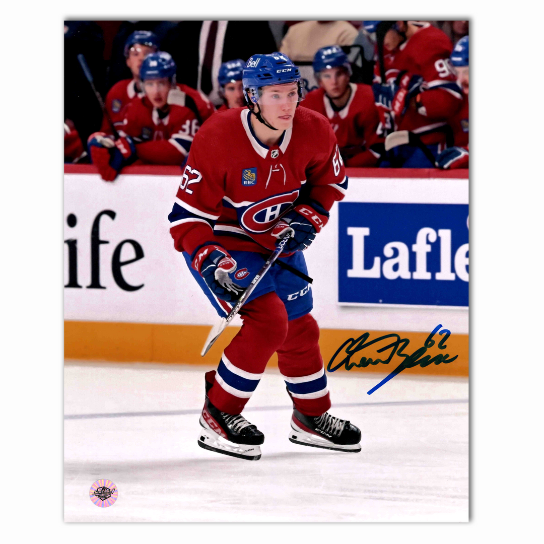 Owen Beck Autographed Montreal Canadiens Home 8x10 Photo