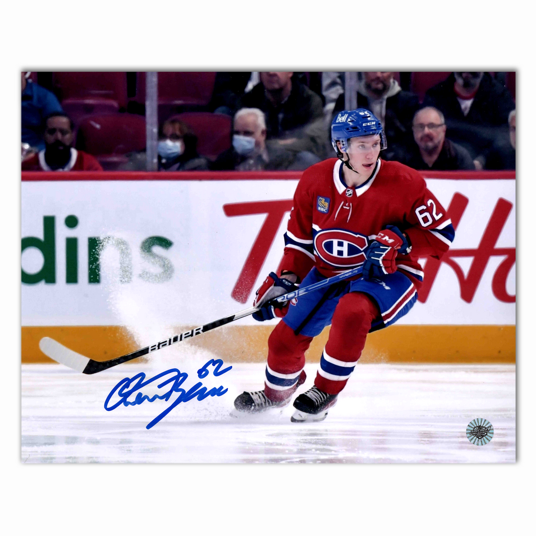 Owen Beck Autographed Montreal Canadiens Home Horizontal 8x10 Photo
