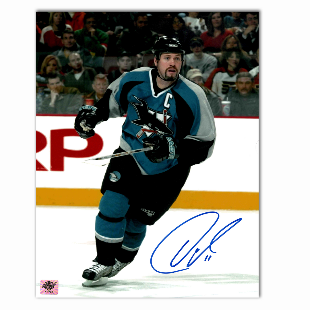 Owen Nolan Autographed San Jose Sharks 8x10 Photo