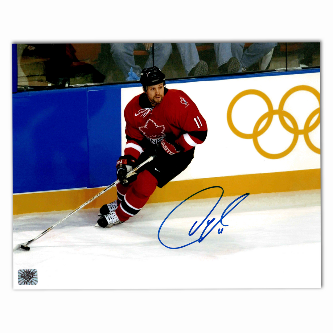Owen Nolan Autographed Team Canada 8x10 Photo
